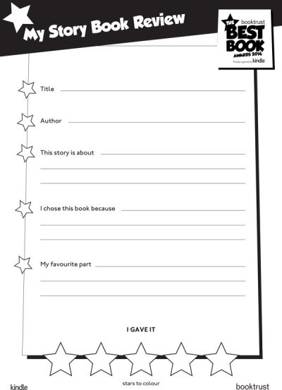 Best Book Awards 2014: Age 6-8 Activity Sheets