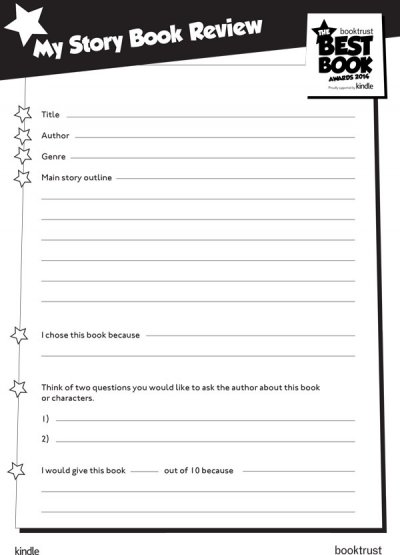 Best Book Awards 2014: Age 9-11 Activity Sheets